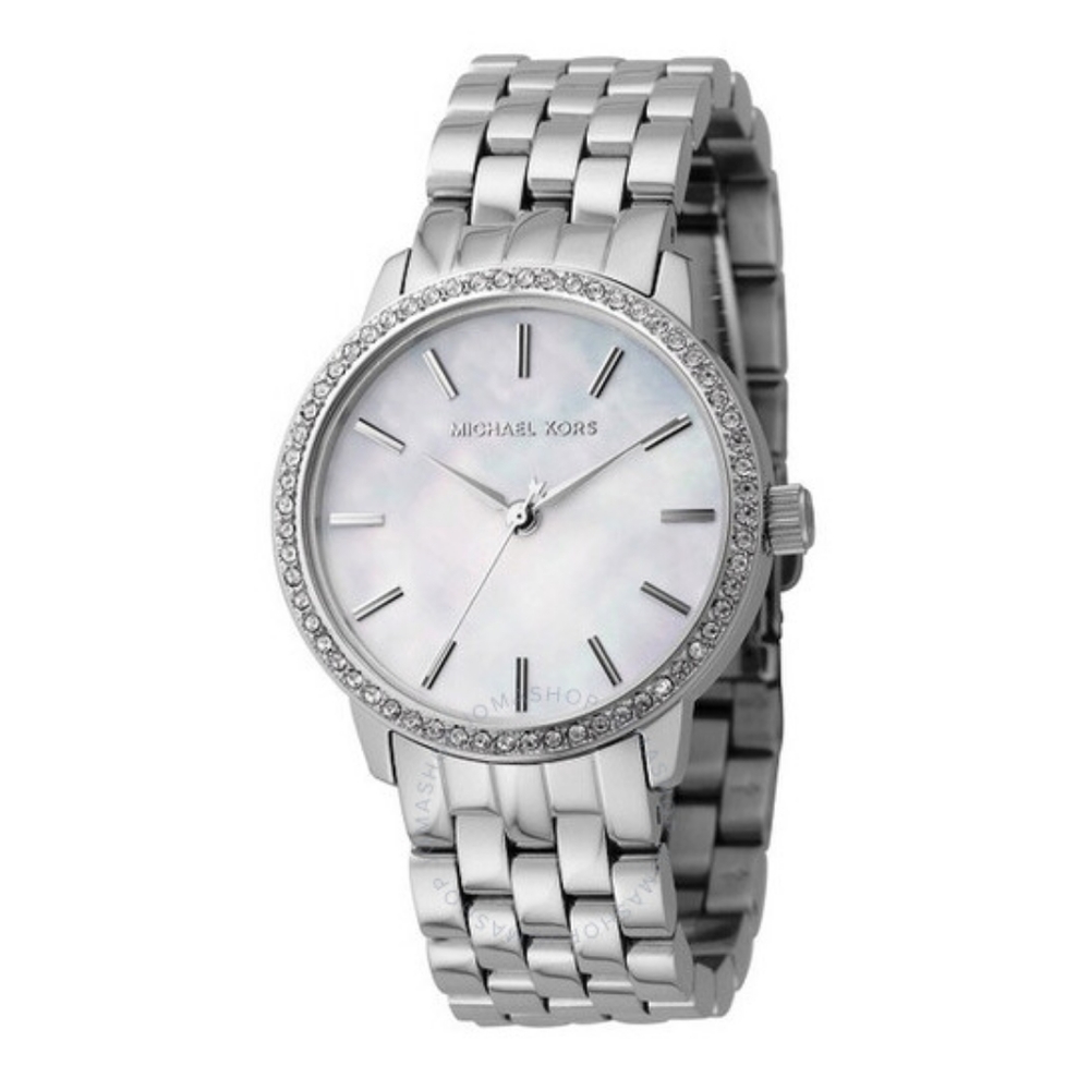 Michael Kors polished round watch